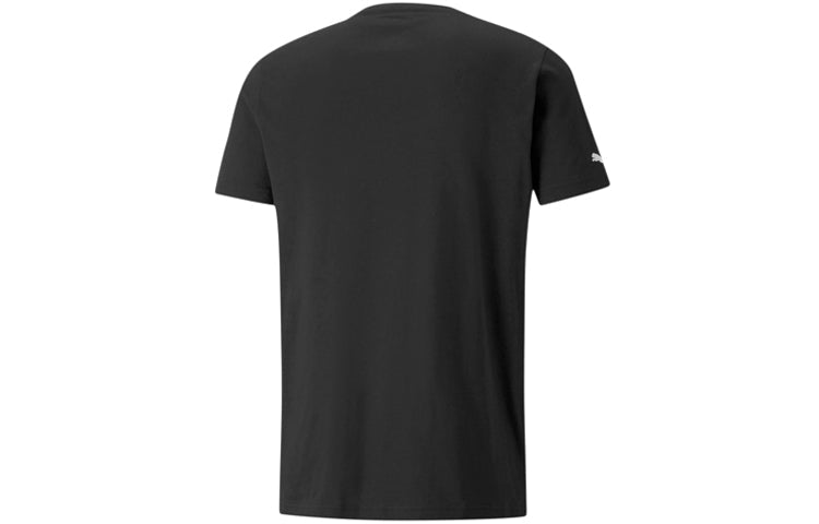 PUMA Series Printing Casual Sports Round Neck Short Sleeve Black 531691-01