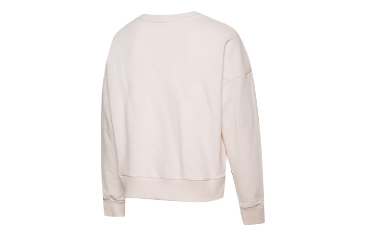 (WMNS) PUMA Printing Round-neck Sweatshirt Pink/Red 597405-87