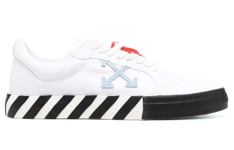Off-White Vulcanized low-top Sneakers 'White Black Orange' OMIA085S23FAB0010140