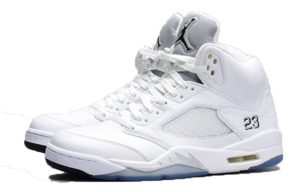 (GS) Air Jordan 5 Retro 'Metallic White' 440888-130