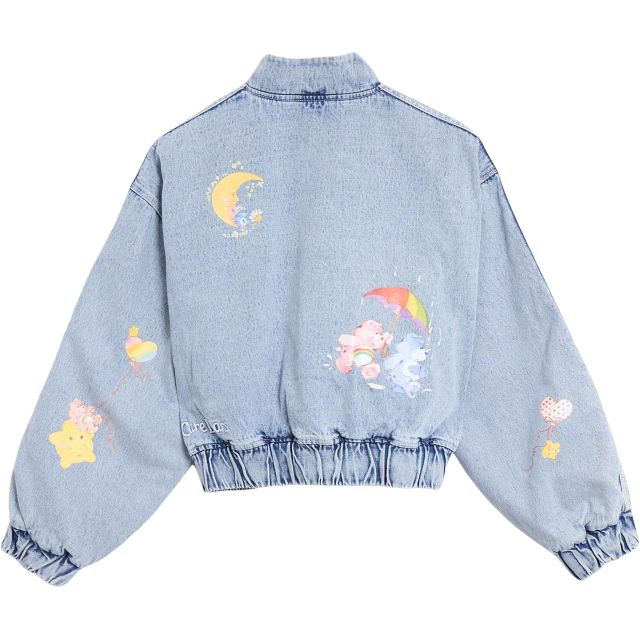(WMNS) adidas Care Bear Bomber Jacket Asia Sizing 'Electric Sky' KQ6747