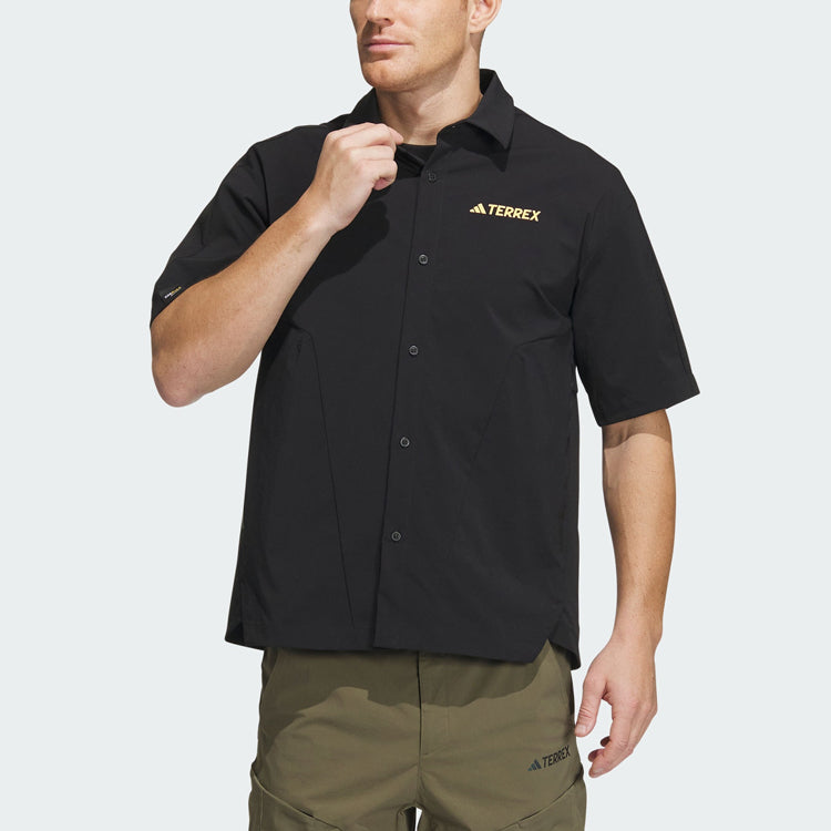 adidas Terrex Short Sleeve Shirt 'Black' IC1963