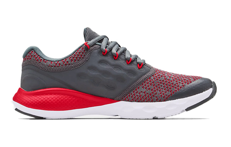 (GS) Under Armour Charged Vantage Grey/Red 3024775-100