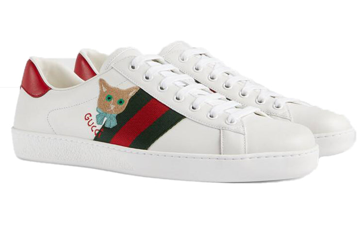 GUCCI Ace Low ' Cat'  663219-1XG60-9065