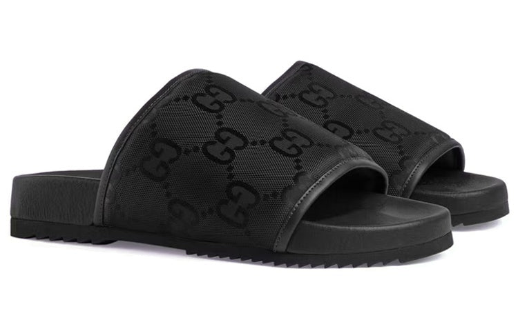 Gucci GG Slide Sandal 'Black' 721100-FAAWN-1000