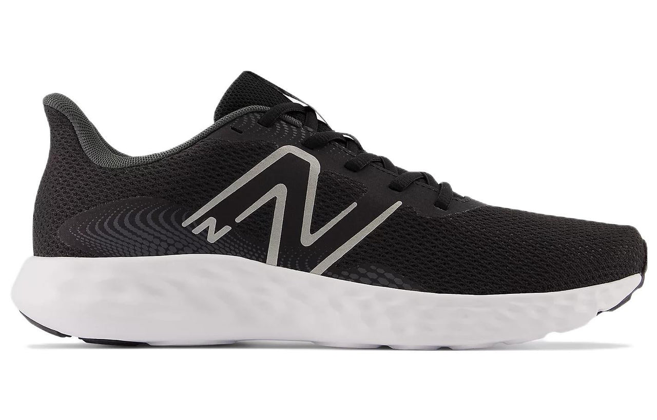 New Balance 411v3 Shoes 'Black Dark Silver Metallic' M411LB3