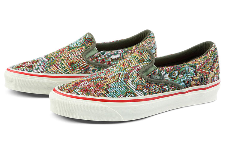 Vans Nigel Cabourn x OG Classic Slip-On LX 'Carpet Green Mix' VN0A45JK9T9