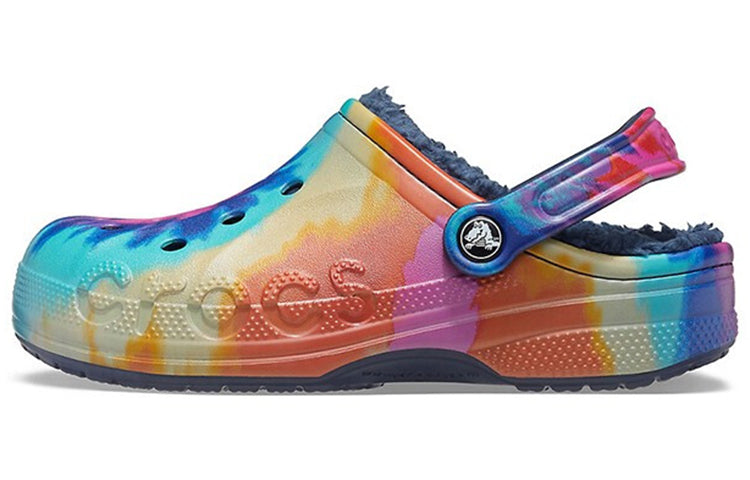 Crocs Classic Clog Tie Dye Printing Shoe Deep Blue Unisex 207329-95T