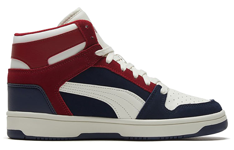 PUMA Rebound Sd Dark Blue/White/Red Mid Casual Board Shoes 370219-04