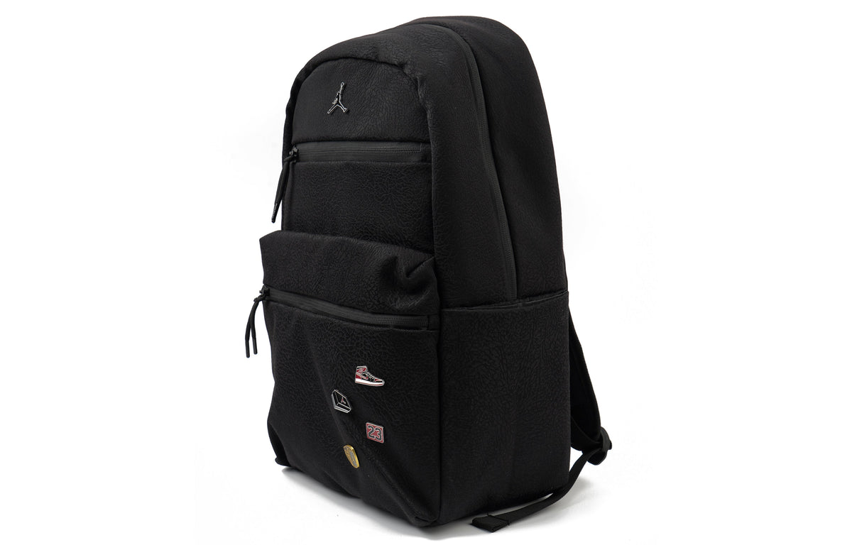 Air Jordan Pin Backpack 'Black' 9A0090-023