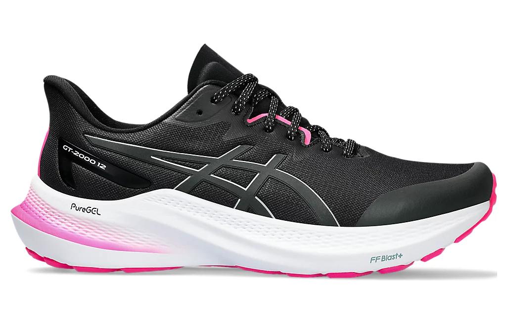 (WMNS) ASICS GT-2000 12 Lite-Show 'Black White Pink' 1012B578-001
