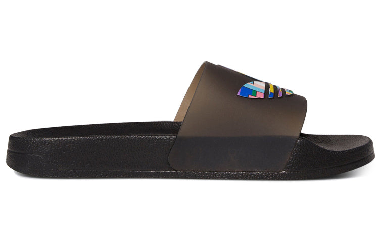adidas Adilette Slides 'Pride - Core Black' FY9017