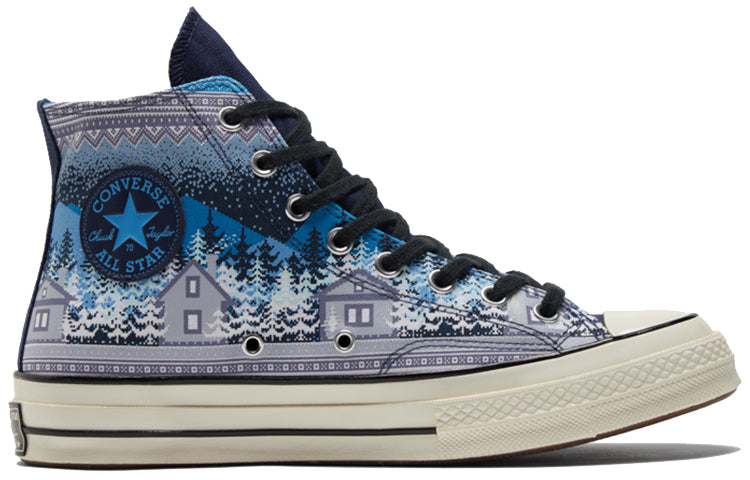 Converse Chuck 70 High 'Holiday Sweater - Midnight Navy' 172135C