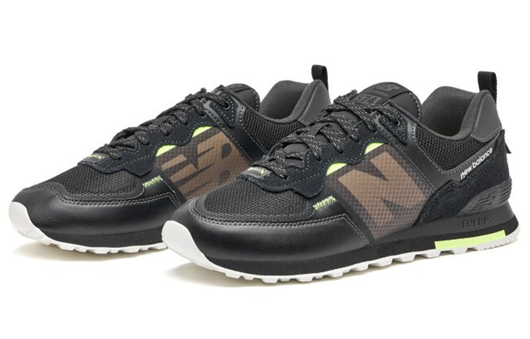 New Balance 574 'Black Bleached Lime Glow' ML574IDC
