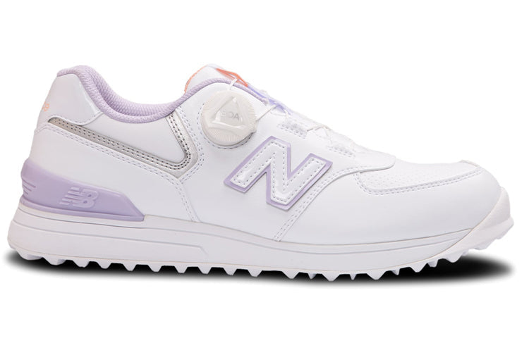 (WMNS) New Balance 574 V3 BOA Golf Shoes 'White Lilac' WGBS574W