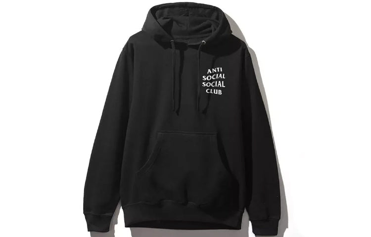 ANTI SOCIAL SOCIAL CLUB Unisex Printing Logo Sweatshirt Black ASSW433