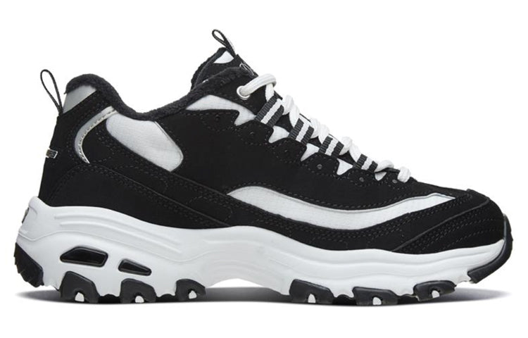 (WMNS) Skechers D'Lites 1.0 White/Black 66666125-BKW