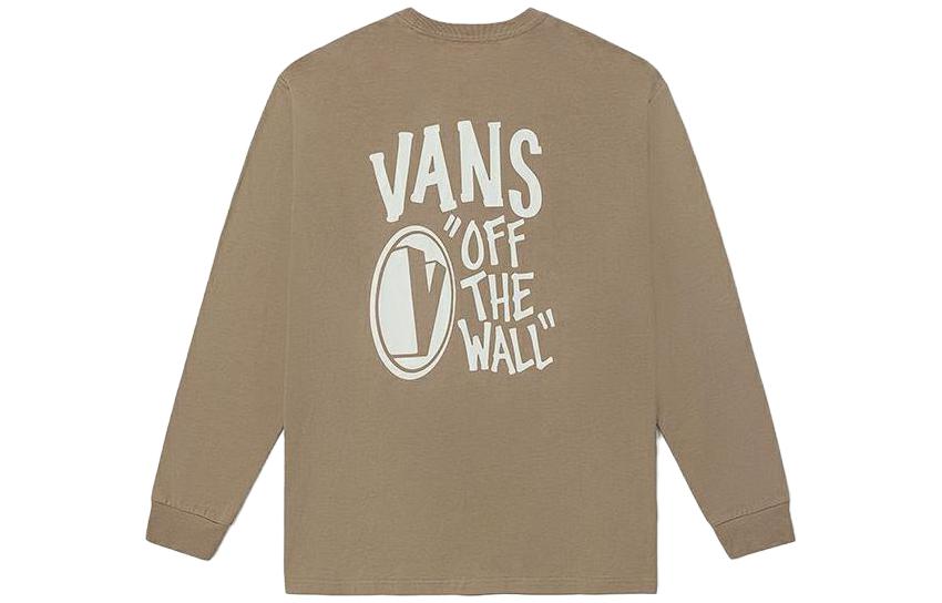 Vans Off The Wall Long Sleeve Tee 'Brown' VN0A7TRDYEH