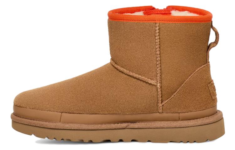 (WMNS) UGG Classic Mini Zipper Tape Logo 'Chestnut' 1144034-CHE