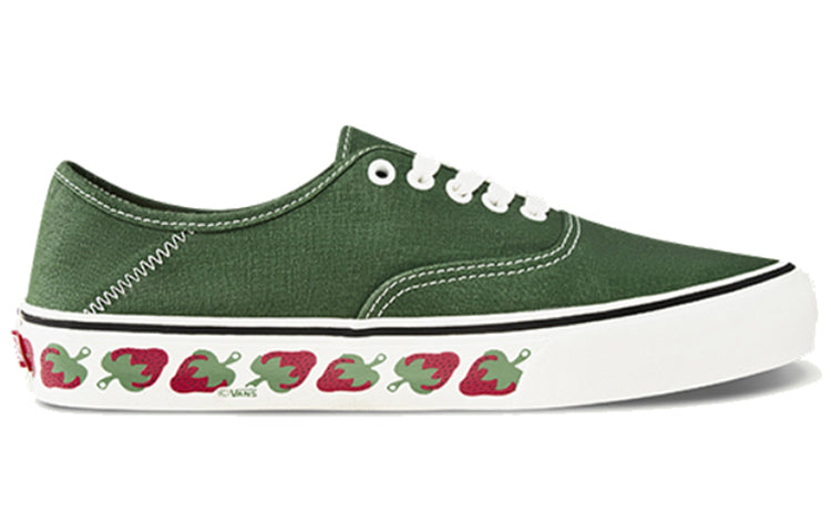 Vans Authentic Low Tops Non-Slip Lightweight Skateboarding Shoes Unisex Green VN0A3MU6VL9