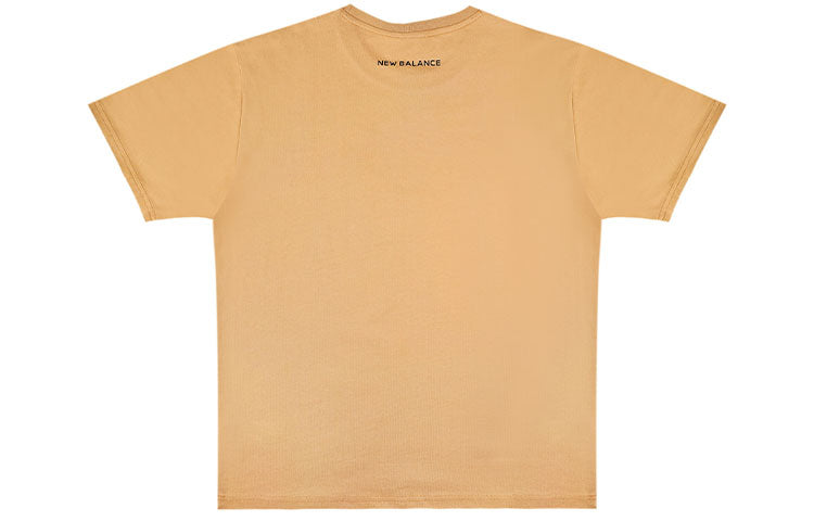 New Balance x Noritake Crossover Funny Pattern Printing Sports Round Neck Short Sleeve Turmeric T-Shirt AMT12389-MSU