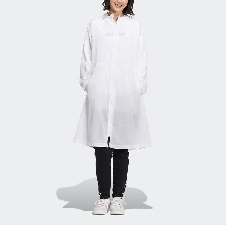 (WMNS) adidas Neo SW Windbreaker Jackets 'White' HM7415