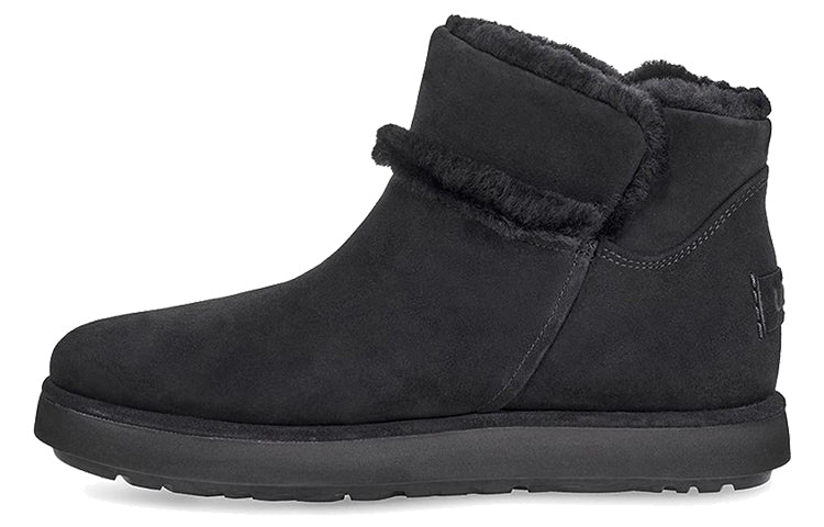 (WMNS) UGG Classic Mini Spill Seam Blvd Snow Boots Black 1108145-BLK