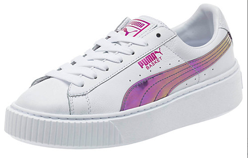 PUMA Basket Platform Rainbow 'White' 364529-02