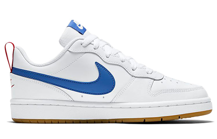 (GS) Nike Court Borough Low 2 'White Blue Red' BQ5448-109