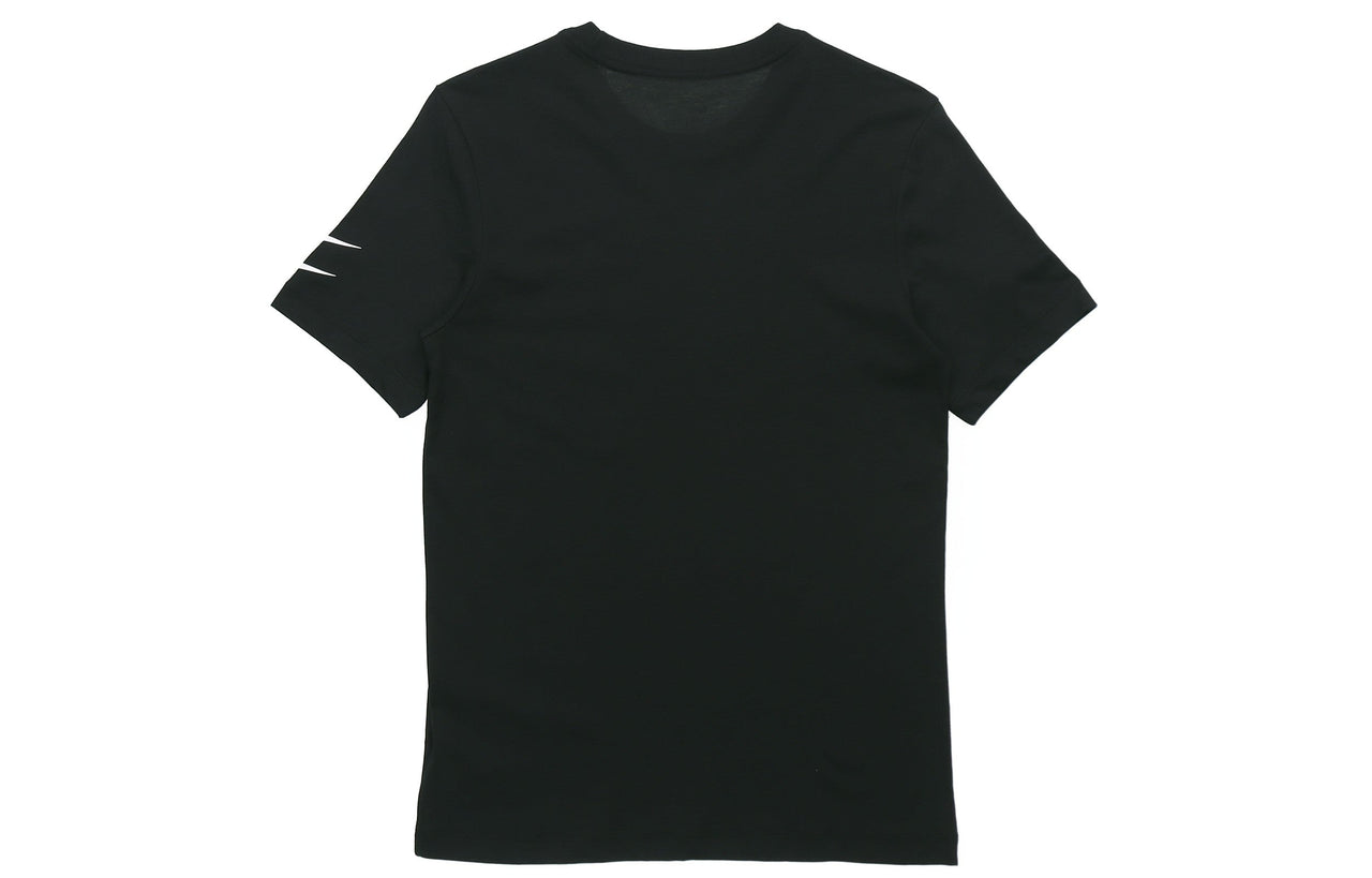 Nike Alphabet Logo Sports Short Sleeve Black CU0079-010