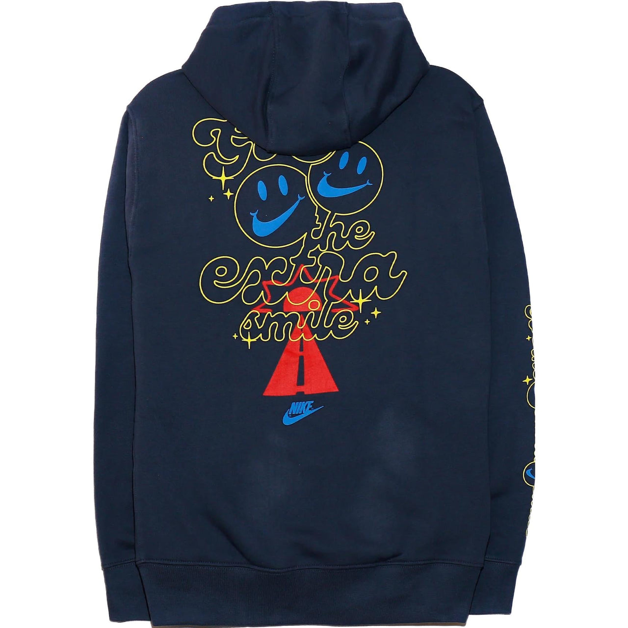 Nike Sportswear Club Fleece Smile Pullover Hoodie 'Thunder Blue' DQ3520-437
