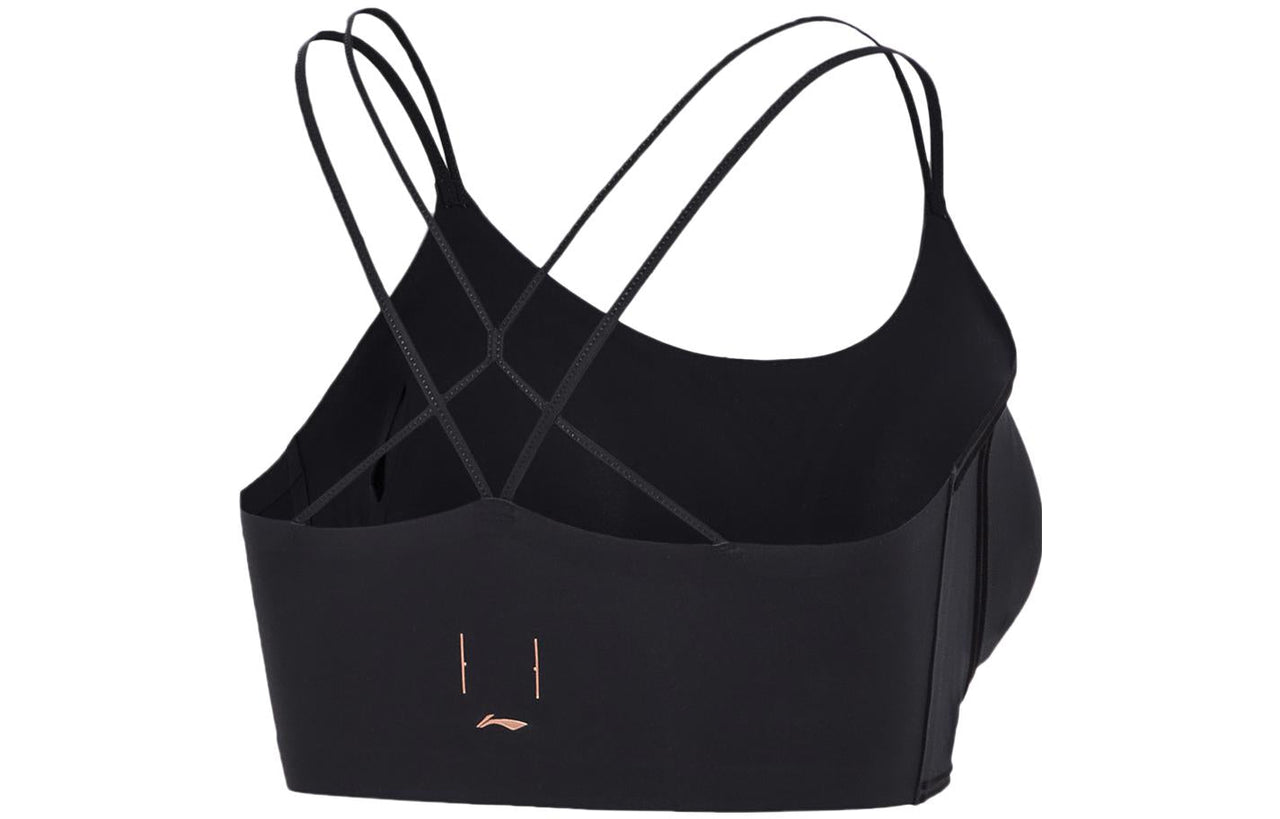 (WMNS) Li-Ning Yoga Sports Bra 'Black' AUBT004-3