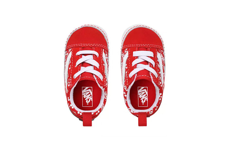 Vans Infant Logo Repeat Old Skool Crib Red VN0A4P3TW35
