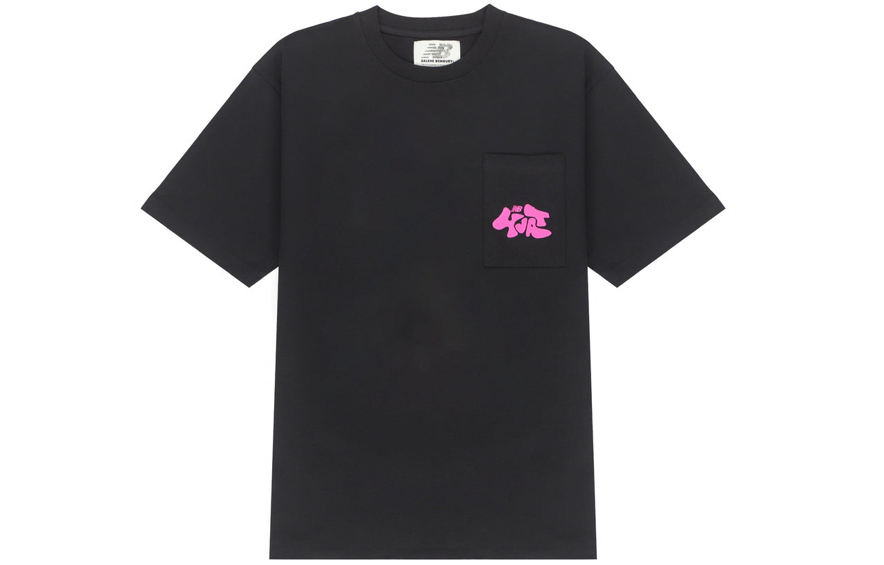 New Balance x Salehe Bembury Graphic Pocket T-Shirt 'Black Multi' MT11568-BK