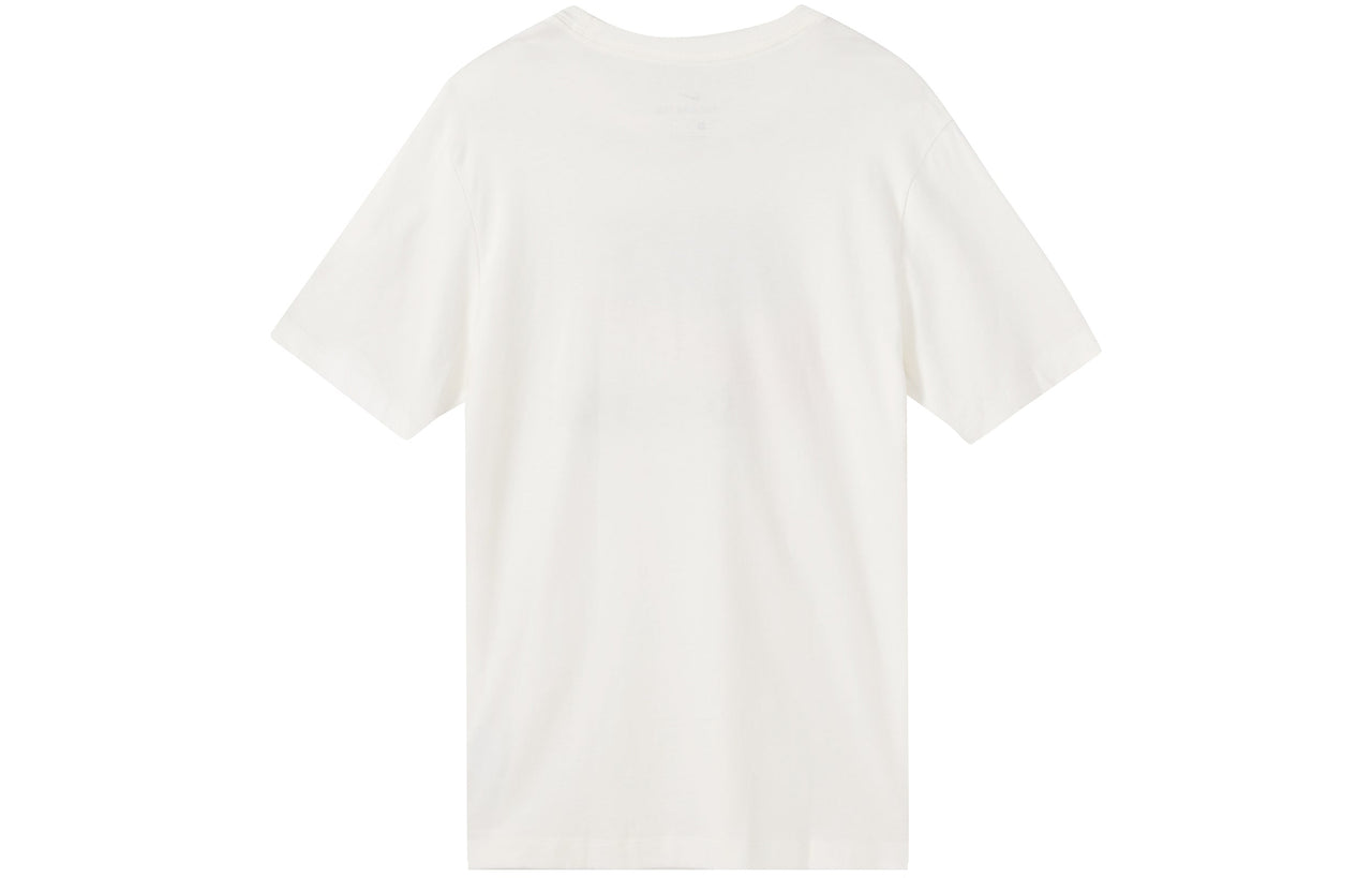 Nike Sportswear Futura Alphabet Logo Printing Short Sleeve White CW7072-133
