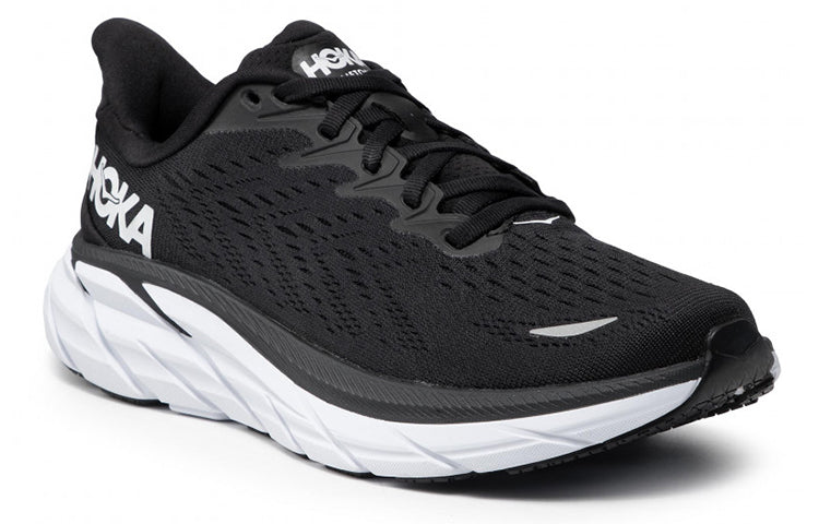 (WMNS) HOKA ONE ONE Clifton 8 Wide 'Black White' 1121375-BWHT