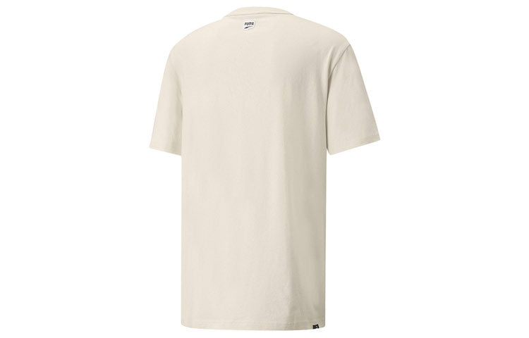 PUMA Downtown Logo Tee 'Beige' 535359-99