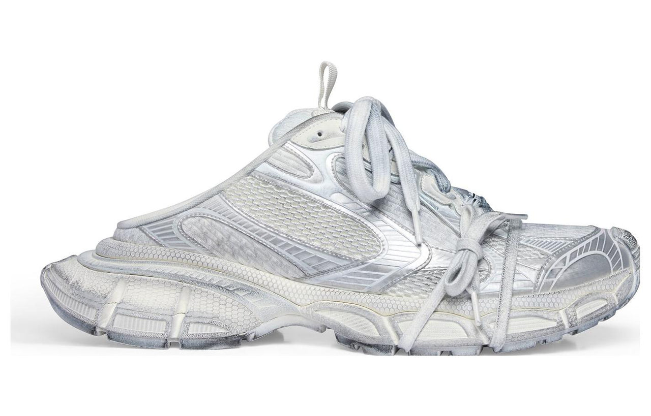 (WMNS) Balenciaga 3XL Mules 'Silver White' 742682W3XL19091