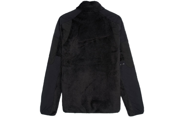 Nike x NOCTA Drake Polar Fleece Splicing Jacket Asia Sizing 'Black' DA4133-010