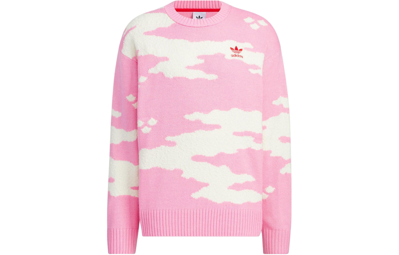 adidas Originals Sweater Asia Sizing 'Pink White' JE9188