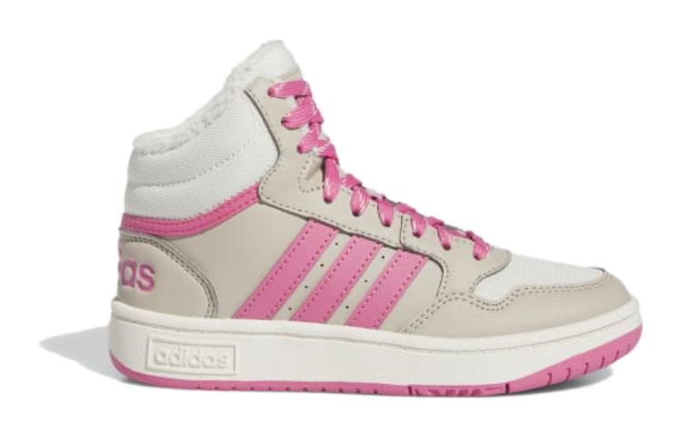 (GS) adidas Hoops 3.0 Mid J 'Wonder Beige Pink Fusion' IF7739
