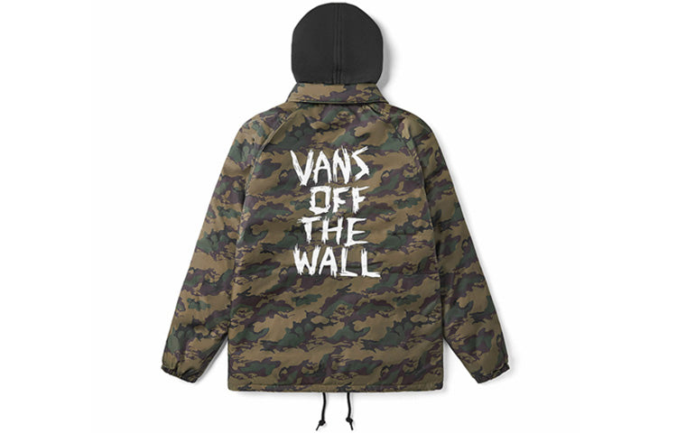 Men's Vans Stay Warm With Down Feather Athleisure Casual Sports Jacket Camouflage VN0A4BQ3T88