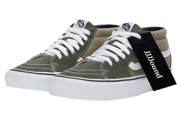 Vans x JJJJound Sk8-Mid Vault LX 'Green' VN0A7TNH2D5