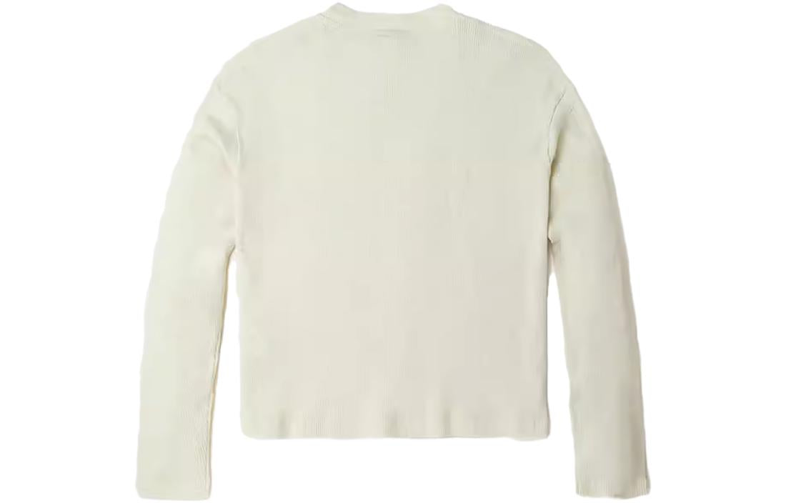 (WMNS) Timberland Mini Logo Long Sleeves Crop T-Shirt 'White' A6HN9-CM9