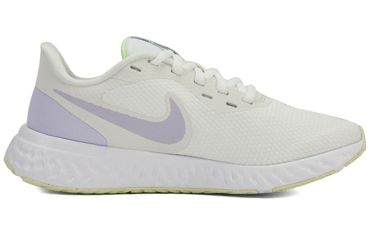 (WMNS) Nike Revolution 5 'White Light Purple' BQ3207-110