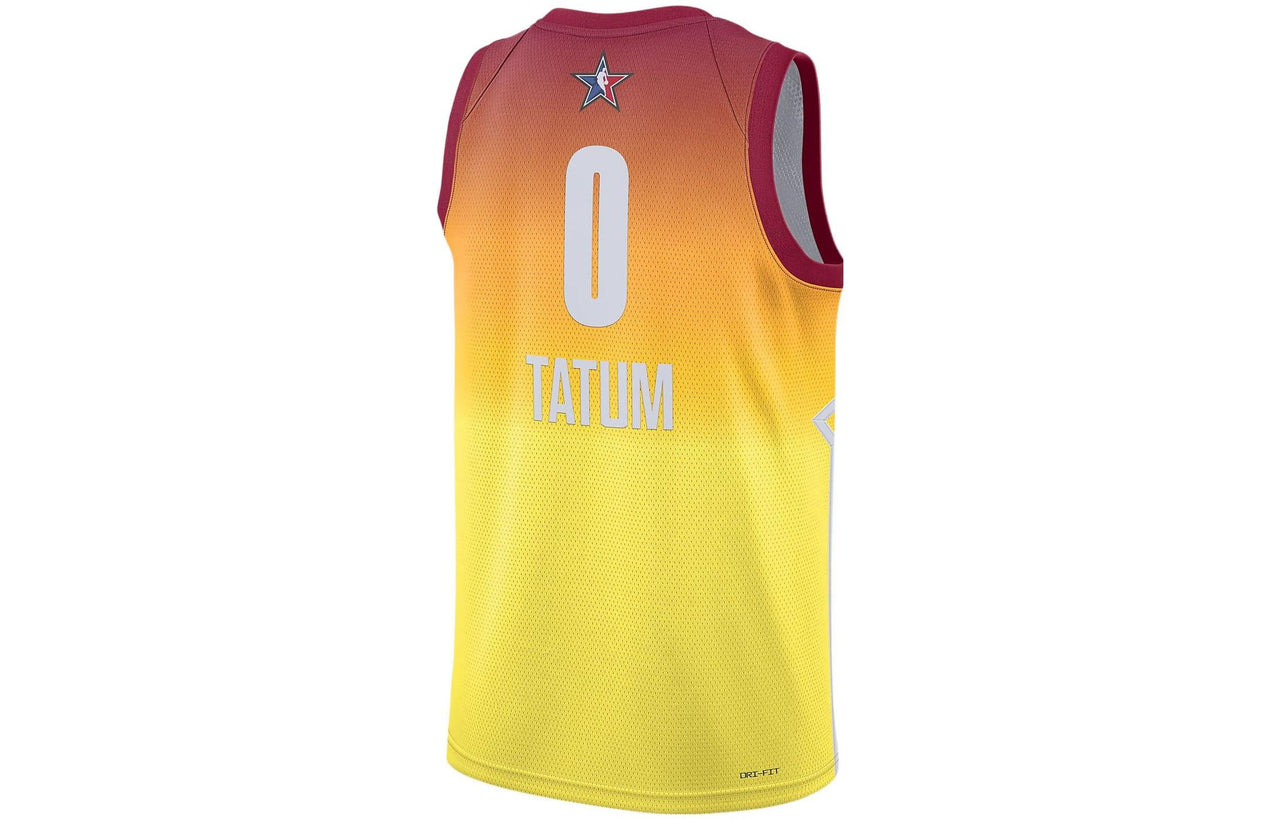 Air Jordan SS23 All-star Weekend Jayson Tatum Jersey 'Orange Yellow' DX6330-626