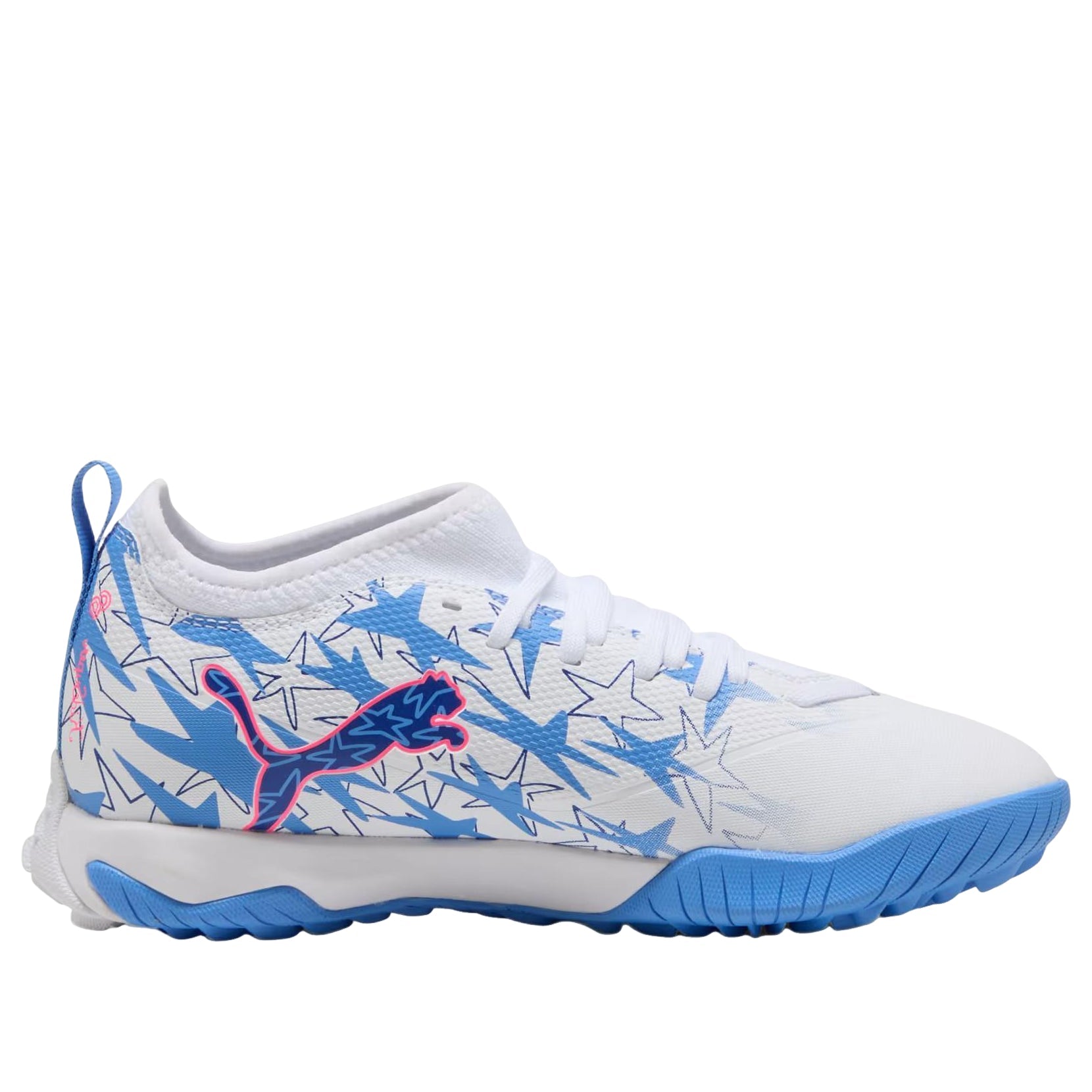 (GS) PUMA x Kidsuper x Christian Pulisic Ultra 6 Match Turf 'PUMA White Pink Lilac Dusky Blue' 109461-01