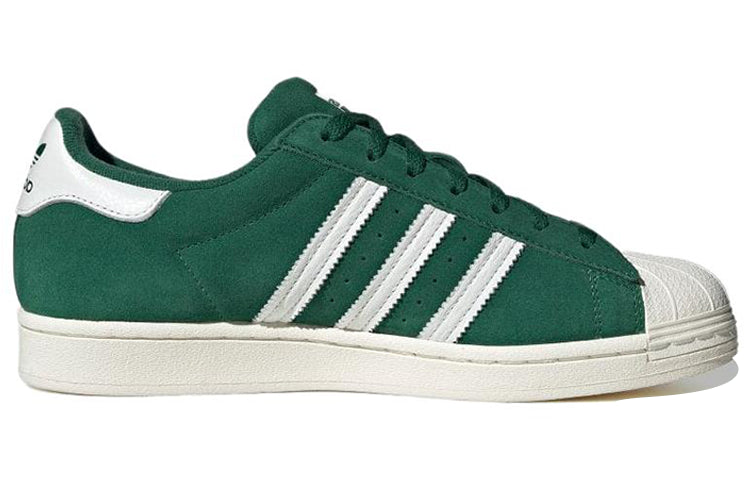 adidas Originals Superstar Shoes 'Dark Green White Gold Metallic' IE4605