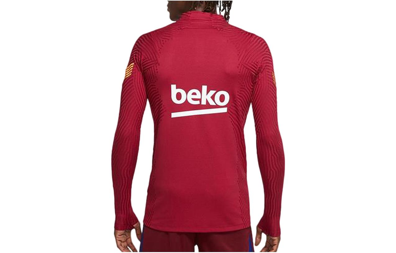 Nike FC Barcelona VaporKnit Strike Football Drill Top 'Red' CD5968-621