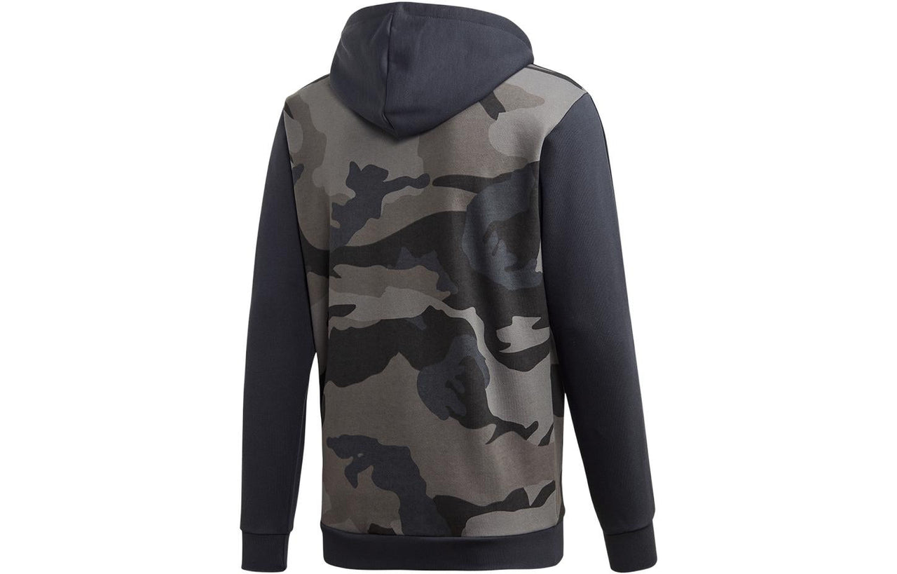 adidas Originals 'Camo' Full Zip Hoodie 'Carbon' ED7073